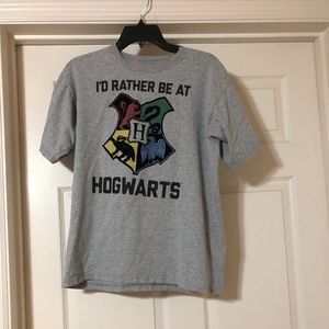 I’d rather be at Hogwarts felted house tee!